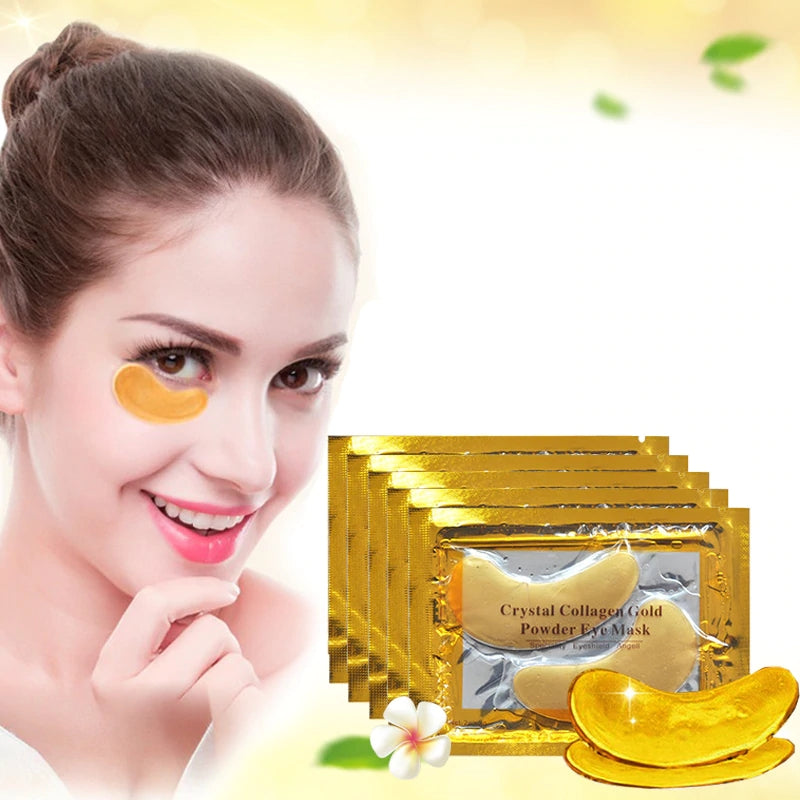 Crystal Collagen Gold Eye Mask Anti-Aging Dark Circles Acne Beauty Patches - Executive-Skincare