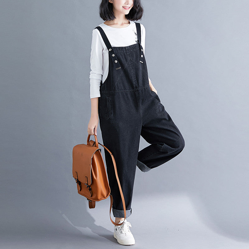 Jumpsuit Loose Suspenders - Executive-Skincare