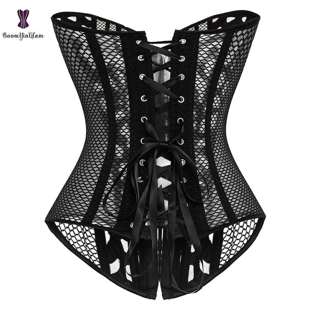 Lace Up Overbust Corset - Executive-Skincare