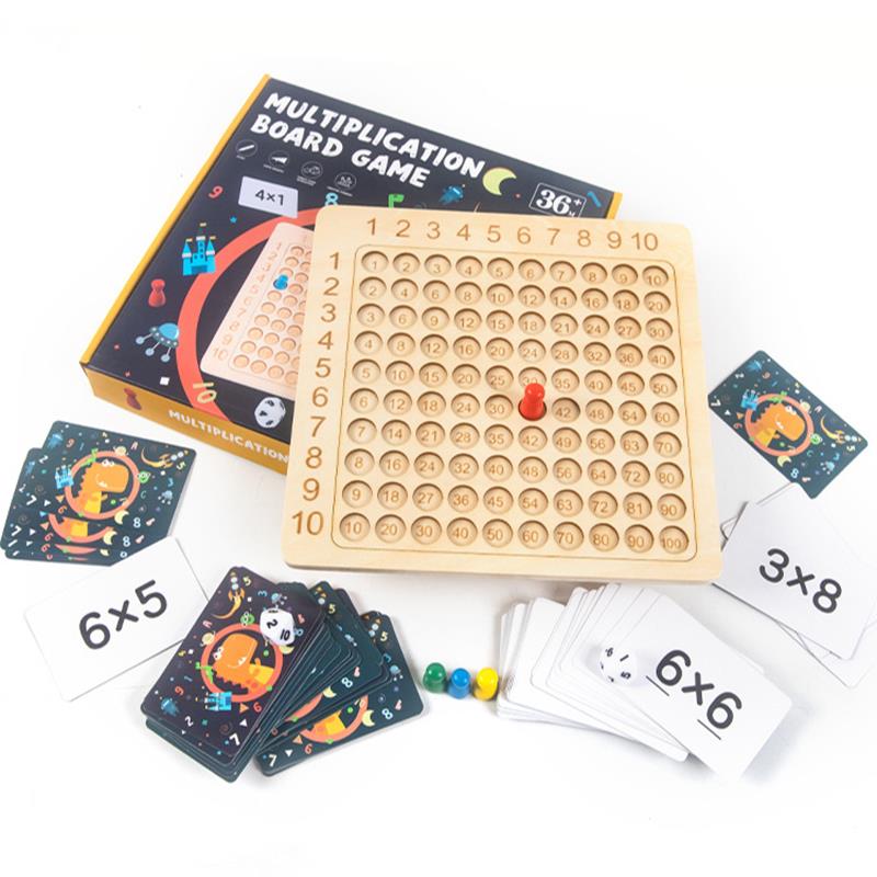 Wooden Montessori Multiplication Board Game - Executive-Skincare