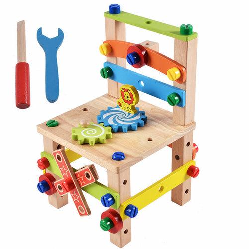 Children's Chair Building Block Toys - Executive-Skincare