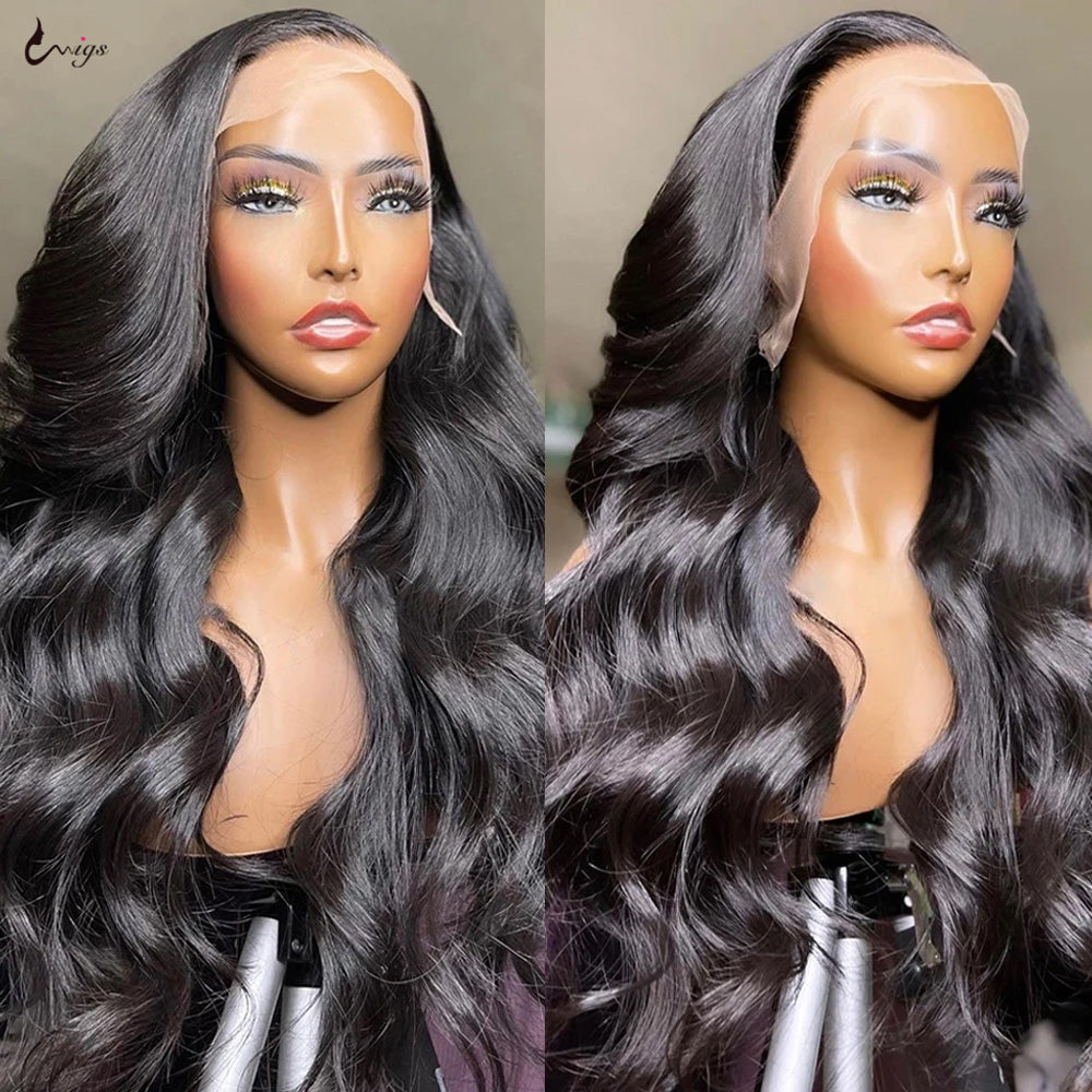 30 Inch Body Wave Lace Front Wig 34 38 40inch Long Human Hair Wig 13x4 - Executive-Skincare