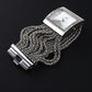 Ladies Quartz Square rhinestone watch