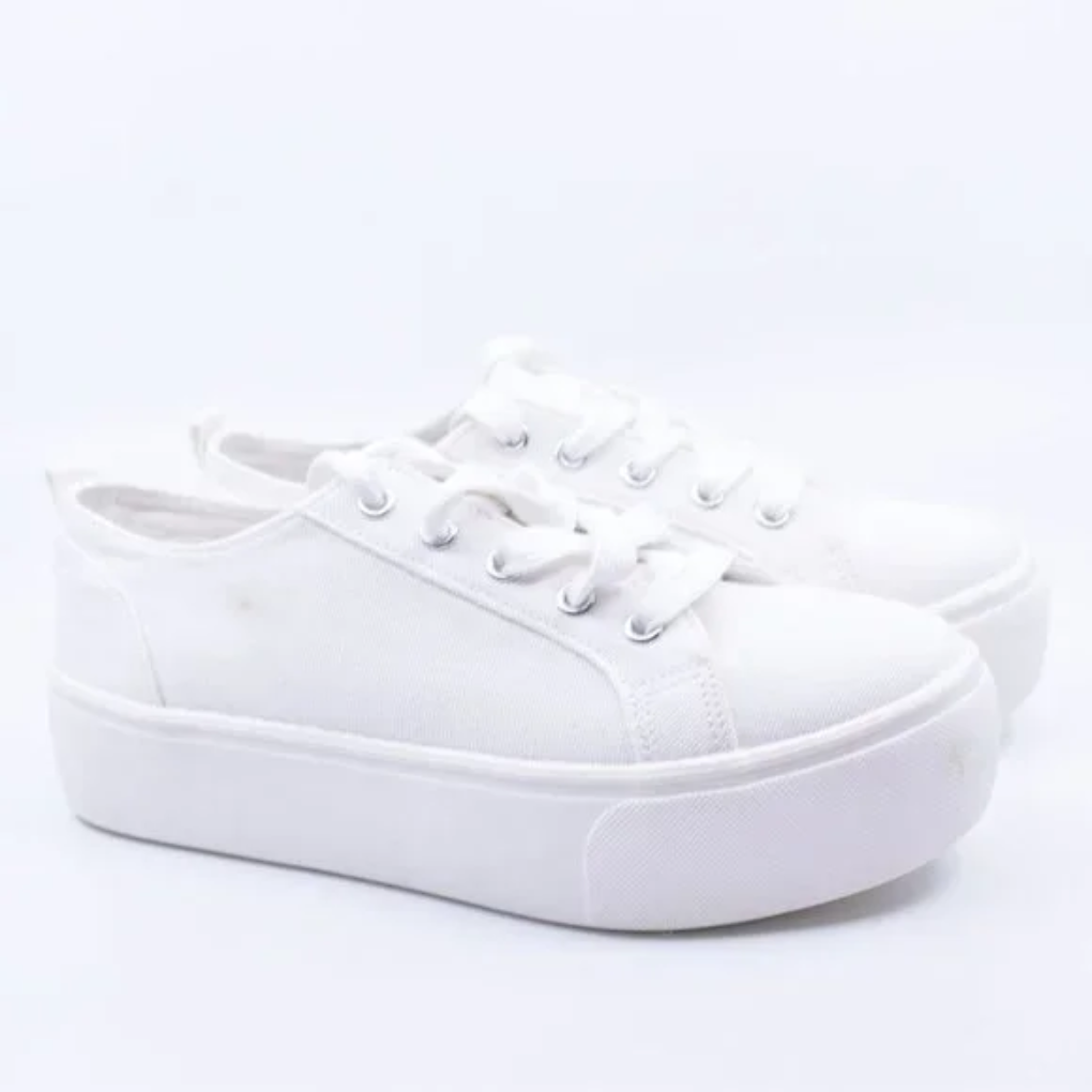 Canvas Platform Sneakers - Executive-Skincare