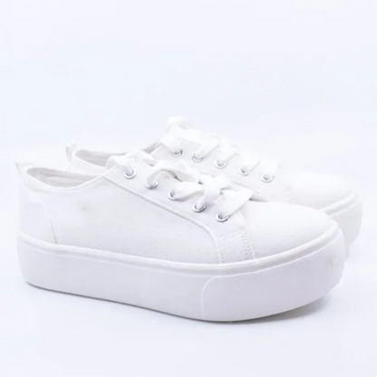 Canvas Platform Sneakers - Executive-Skincare