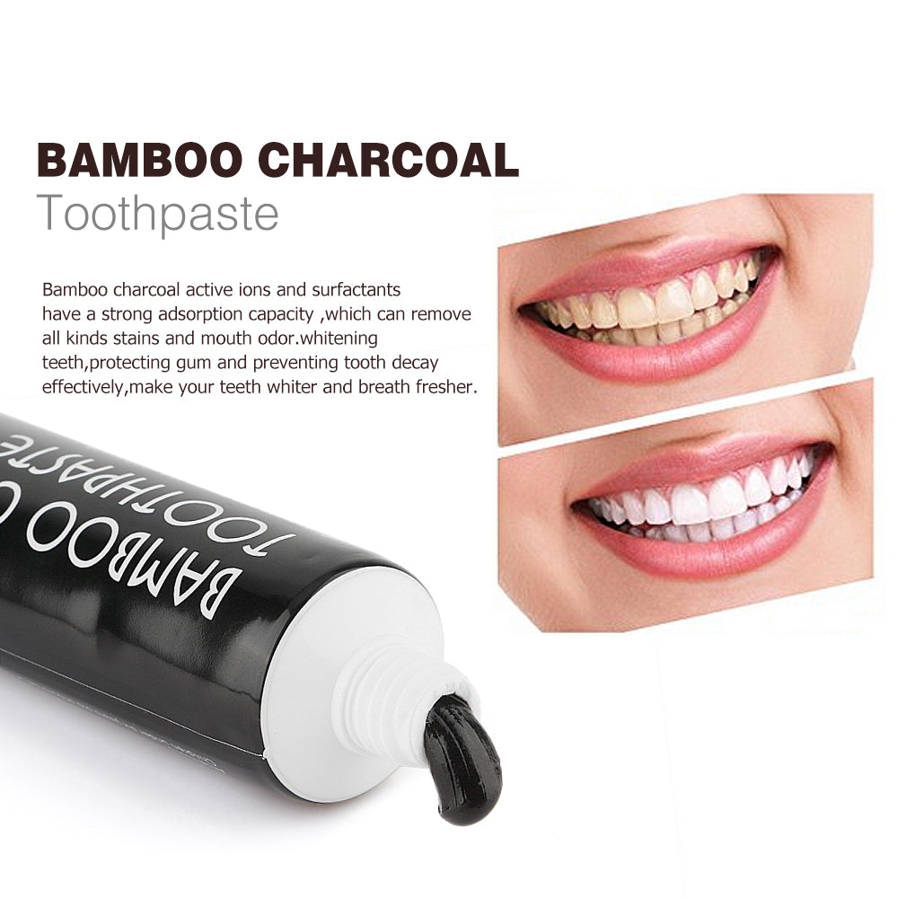 Tooth Care Bamboo Natural Activated Charcoal Teeth Whitening Toothpaste Oral Hygiene Dental FDA CE Certification Dropshipping - Executive-Skincare