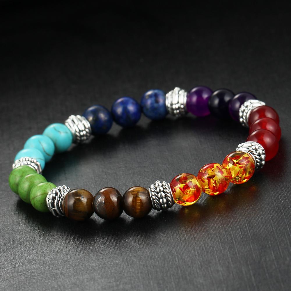 Align Yourself 7 Chakra Healing Crystals Bracelet - Executive-Skincare