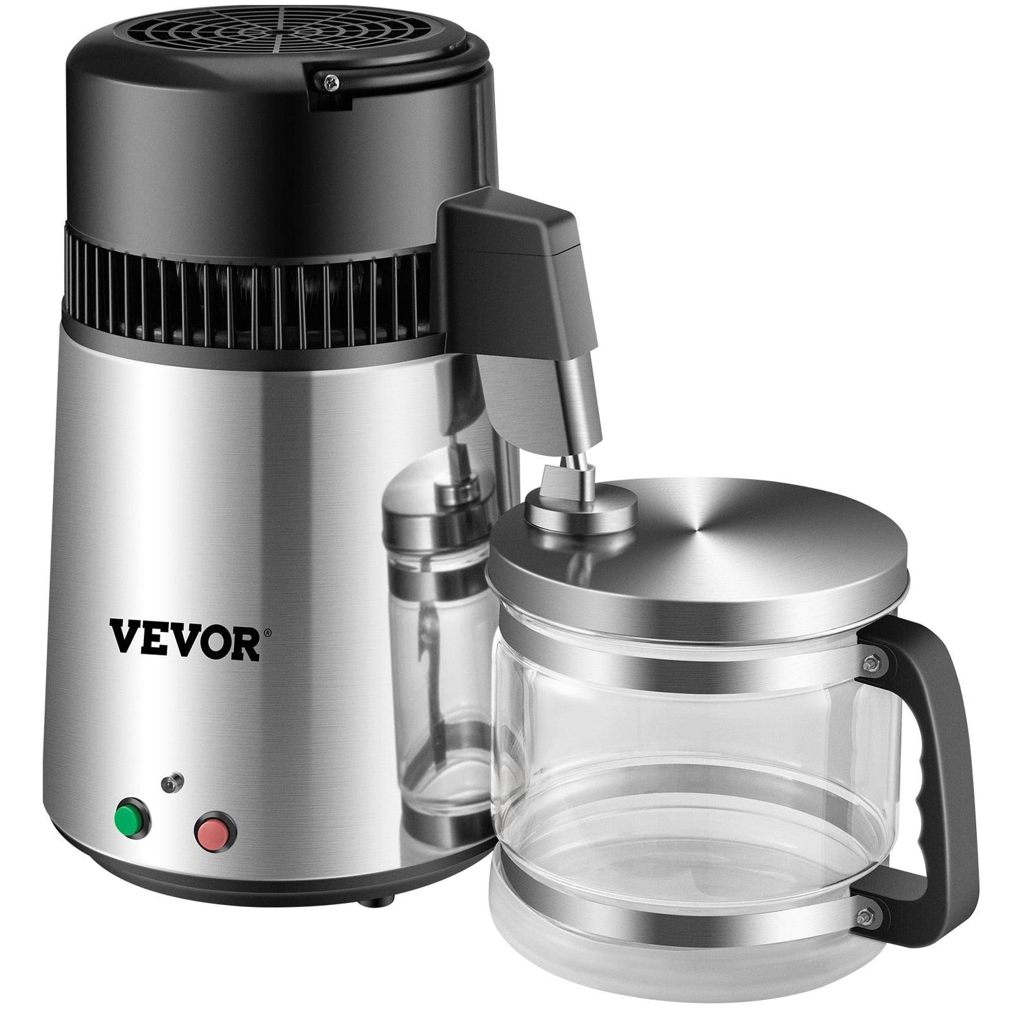 VEVOR 4L Water Distiller Purifier Filter for Drinking Water Bottle Electric Kettle Stainless Steel Cooler Office Home Appliances - Image #2