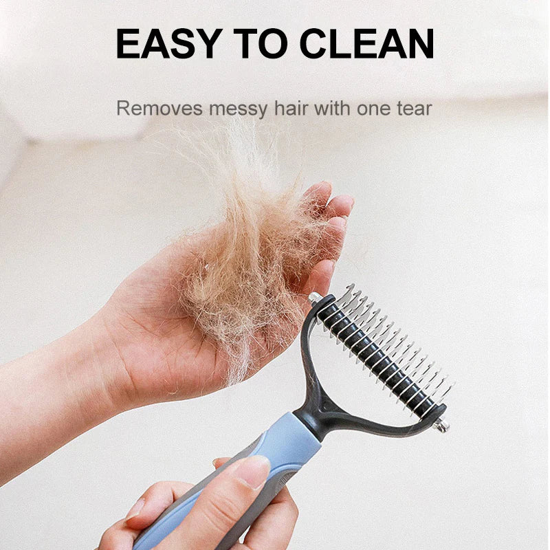 Dog Brush Pet Dog Hair Remover Cat Comb Grooming and Care Brush for Matted Long Hair and Short Hair Curly Dog Supplies