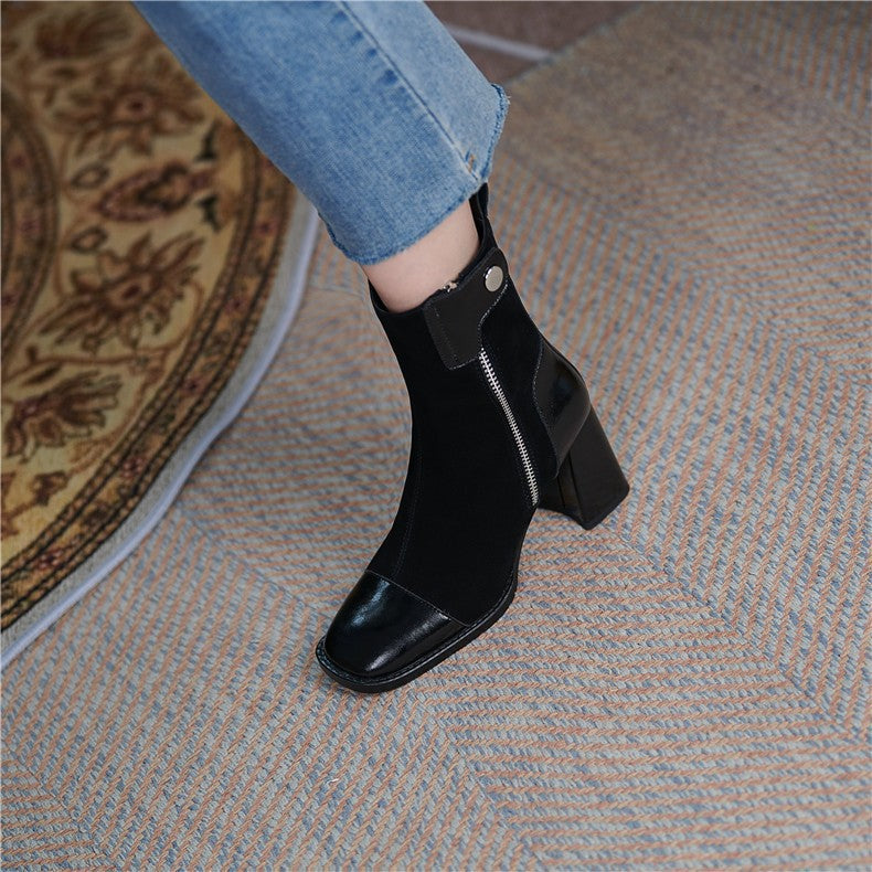 Fashion High Heel Martin Boots Fashion - Executive-Skincare