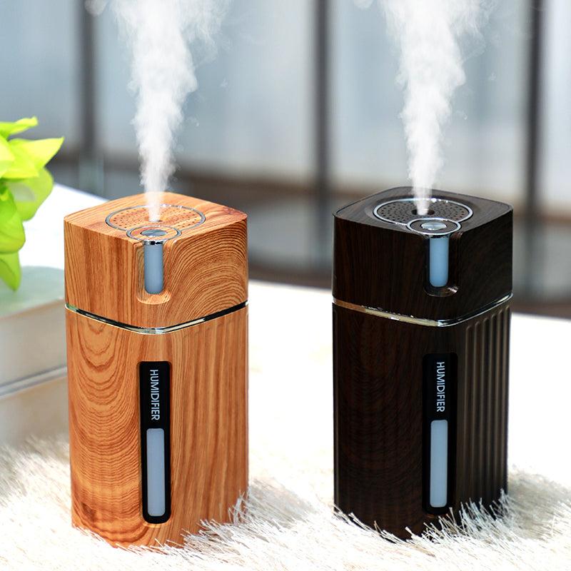 Ultrasonic Air Humidifier USB Mini Mist Maker LED Light - Executive-Skincare