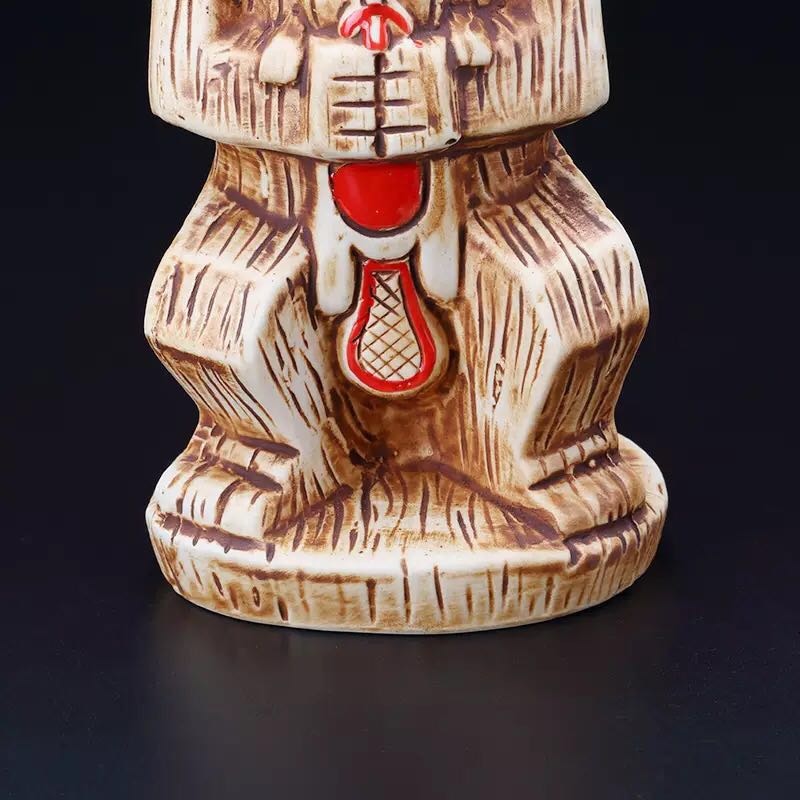 450ml Ceramic Tiki Mug Creative Porcelain Beer Wine Mug Cup Bar Tool - - Executive-Skincare