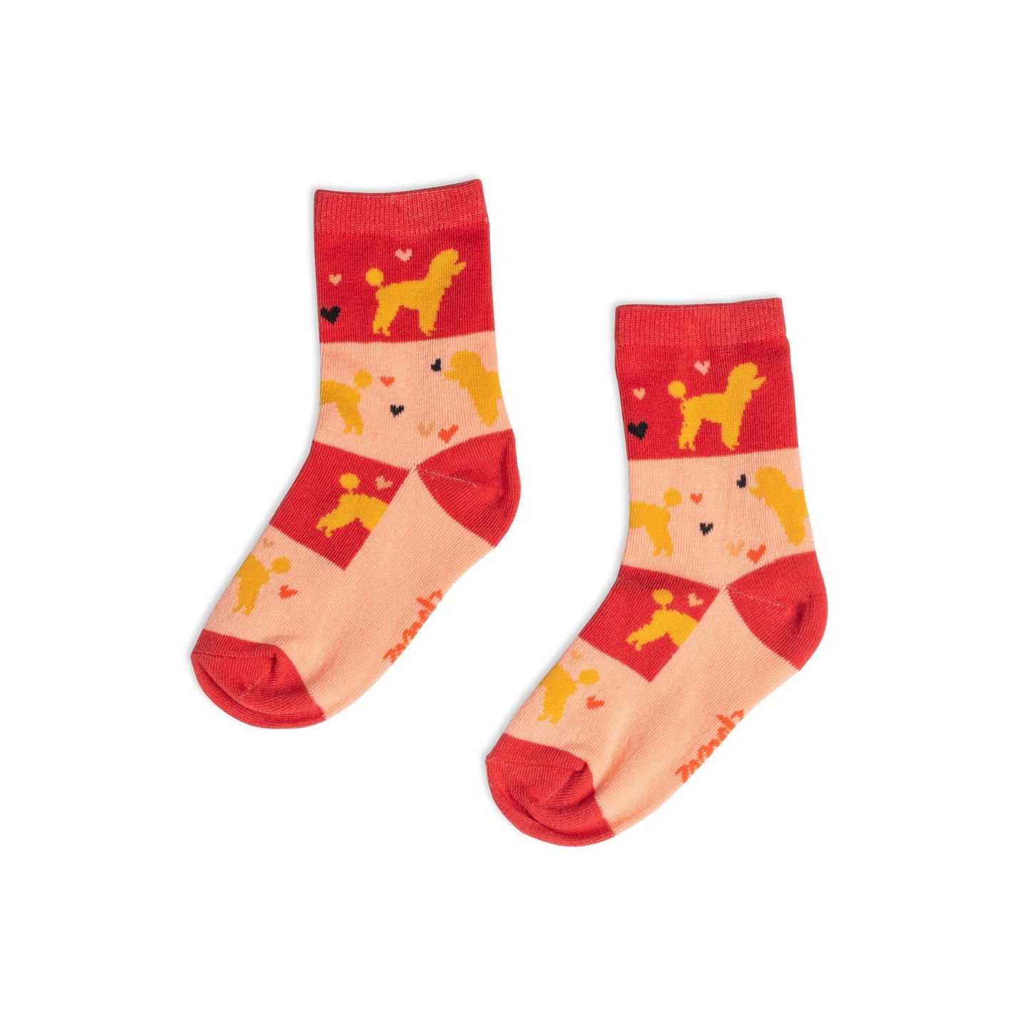 Printed Socks With Dogs And Hearts - Executive-Skincare