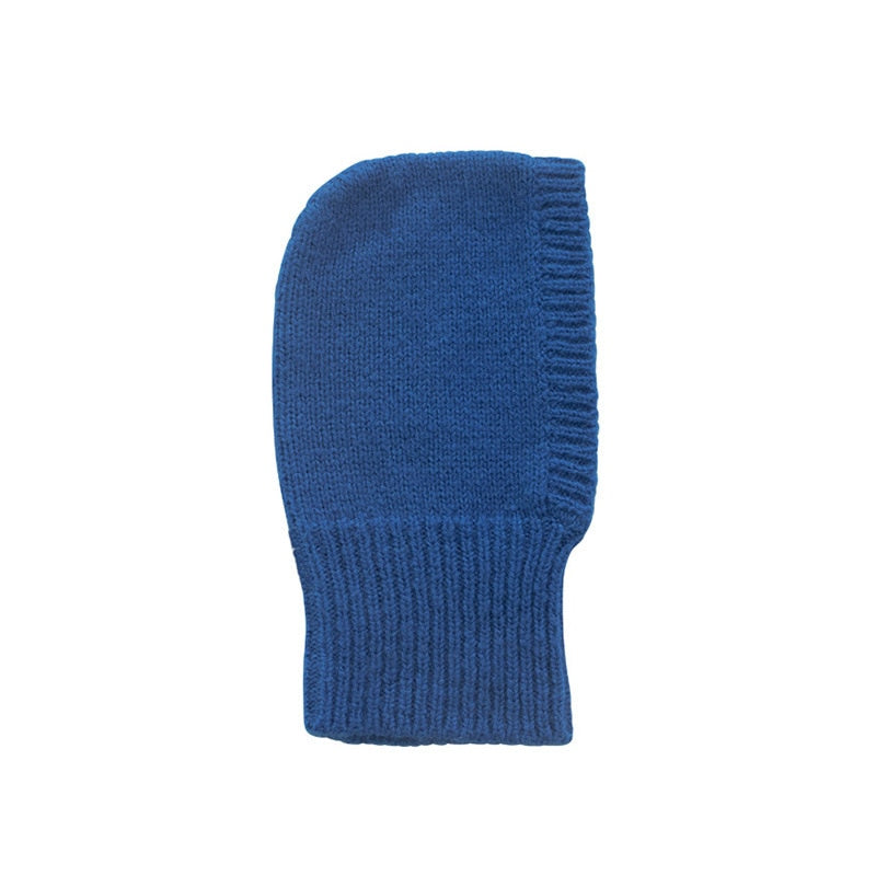 Women's Knitted Balaclava Collar Bonnet - Executive-Skincare