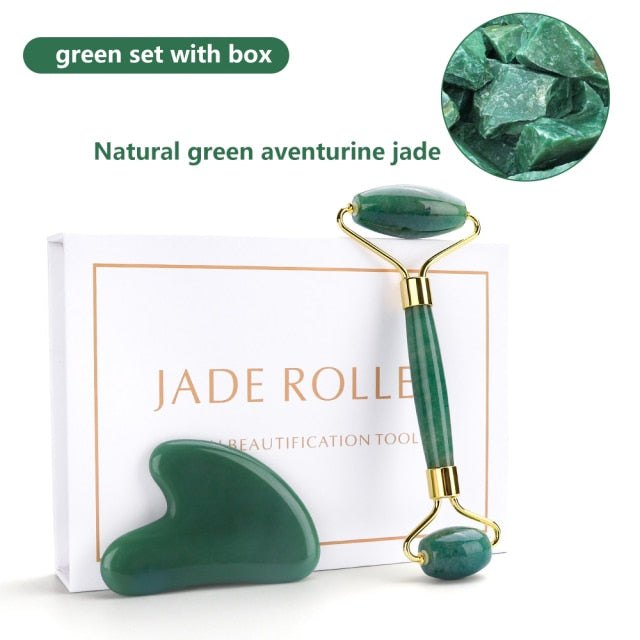 Natural Rose Quartz Jade Roller - Executive-Skincare