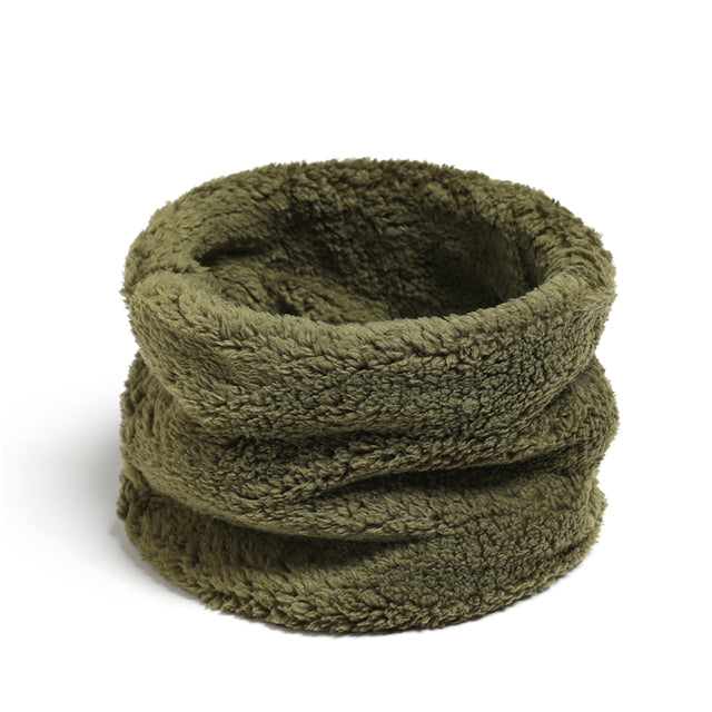 Solid Thick Plush Ring Scarf - Executive-Skincare