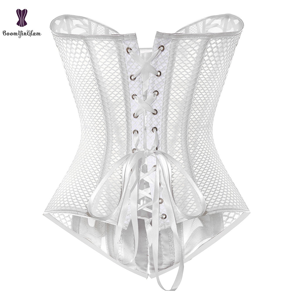 Lace Up Overbust Corset - Executive-Skincare