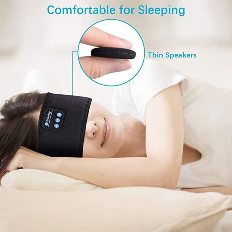 Elastic Bluetooth Headband Eye Mask - Executive-Skincare