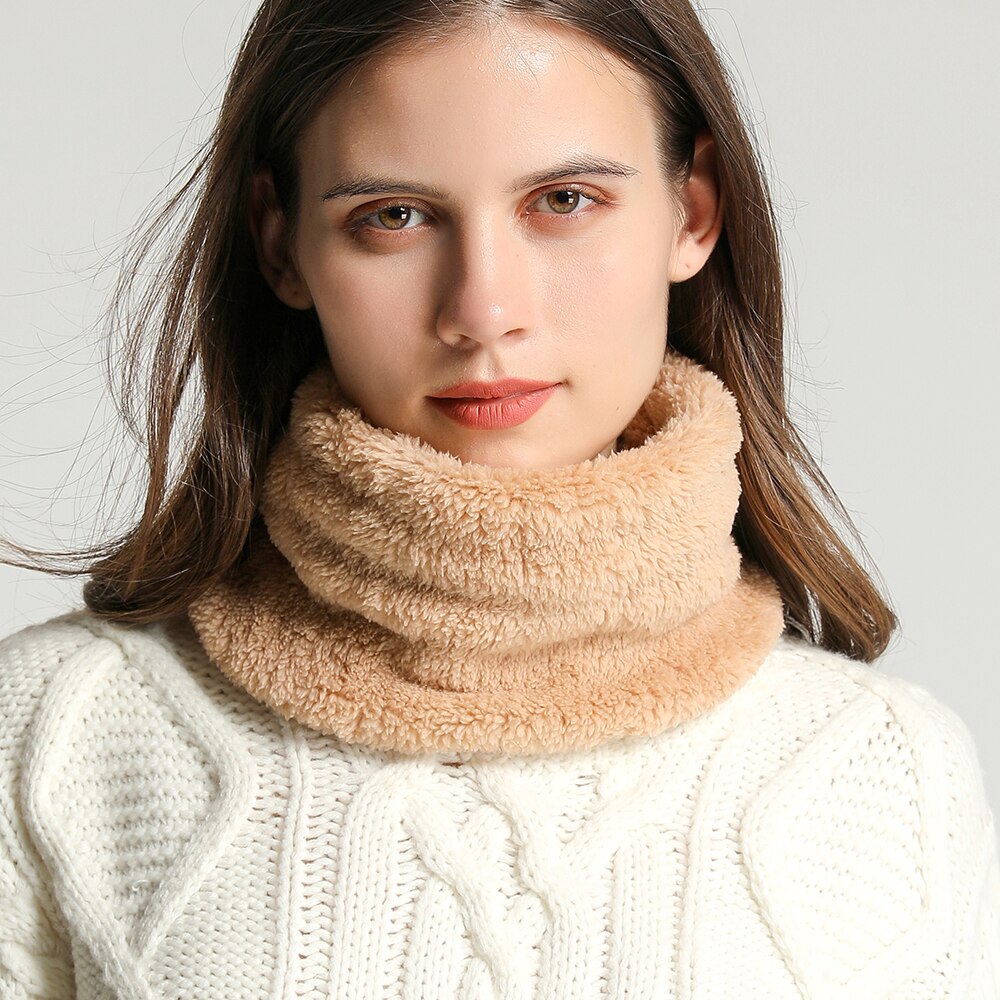 Solid Thick Plush Ring Scarf - Executive-Skincare