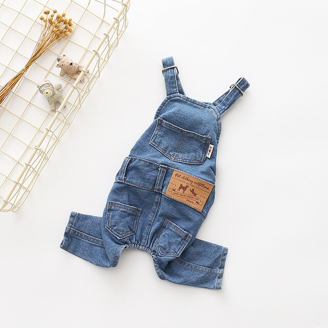 Blue Jeans Dog Overalls - Executive-Skincare