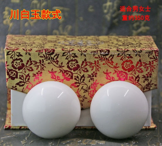 50mm Natural Jade Baoding Balls - Executive-Skincare