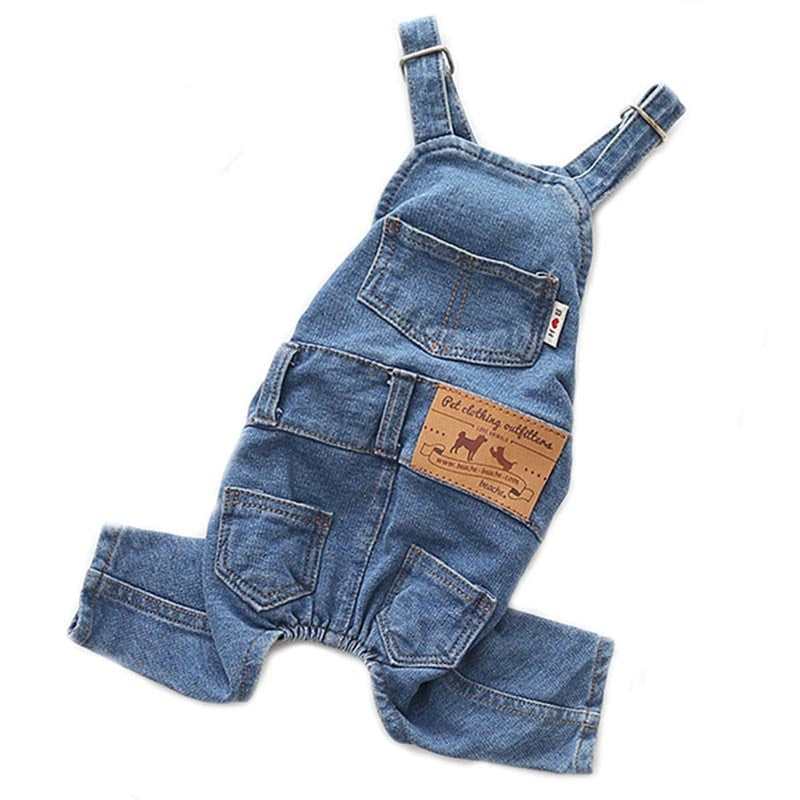 Blue Jeans Dog Overalls - Executive-Skincare