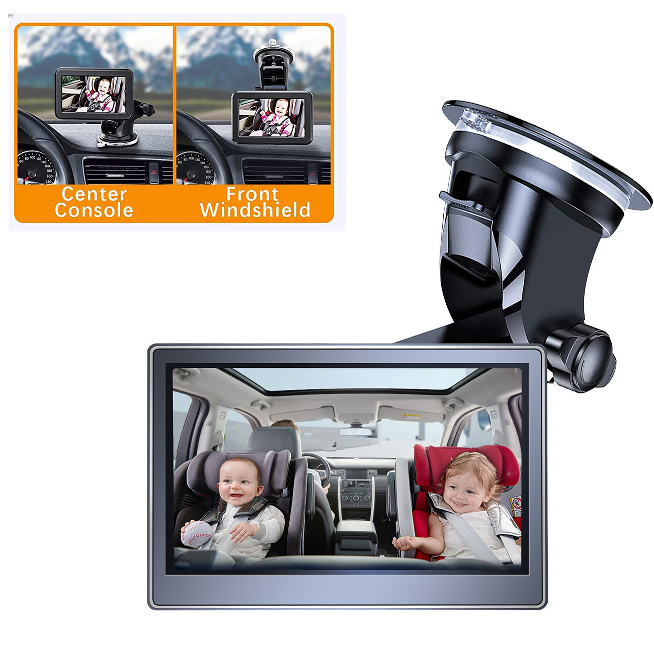 Car Infant Baby Infrared Night Vision Rearview Mirror - Executive-Skincare