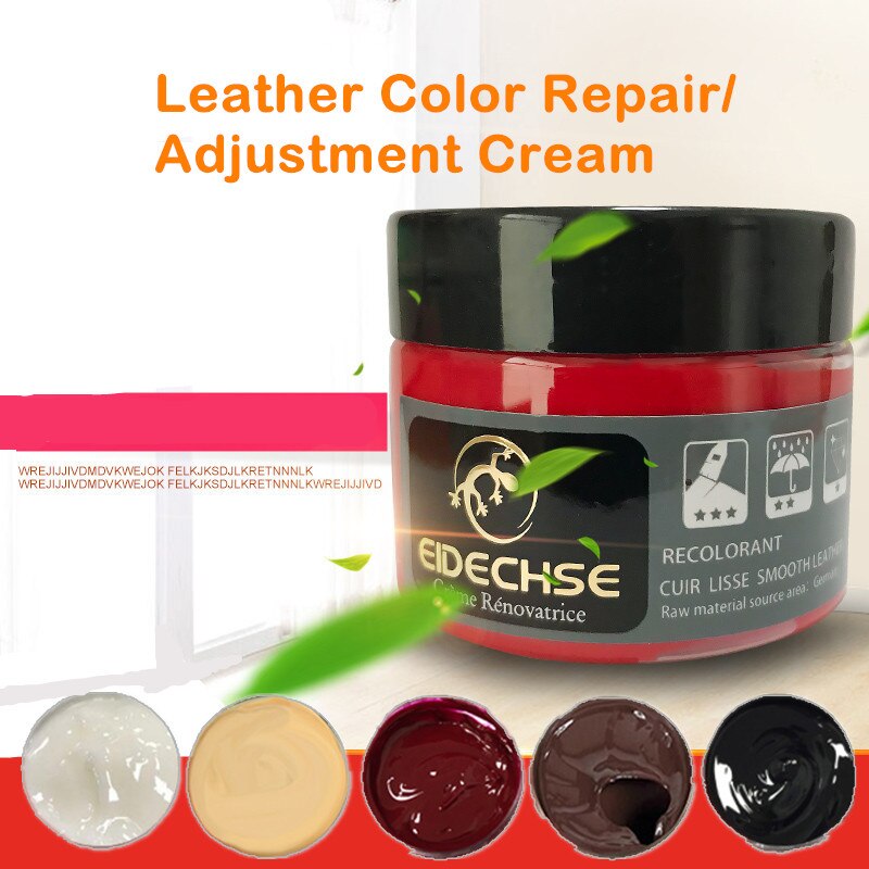 Leather Recoloring Balm Repair Kit Liquid Skin Repair Tool Auto Seat Holes Scratch Cracks rips restoration set shoes No Heat - Executive-Skincare