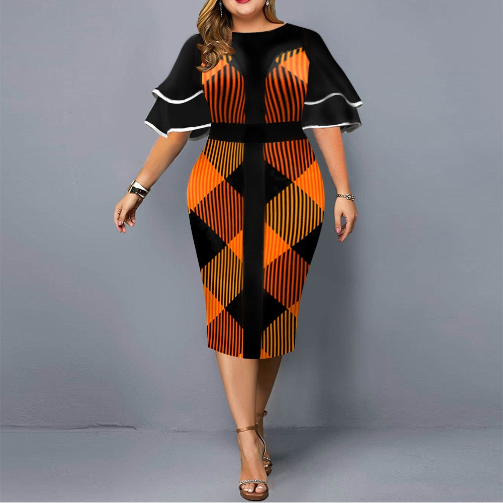 Elegant Dress Plus Size - Executive-Skincare