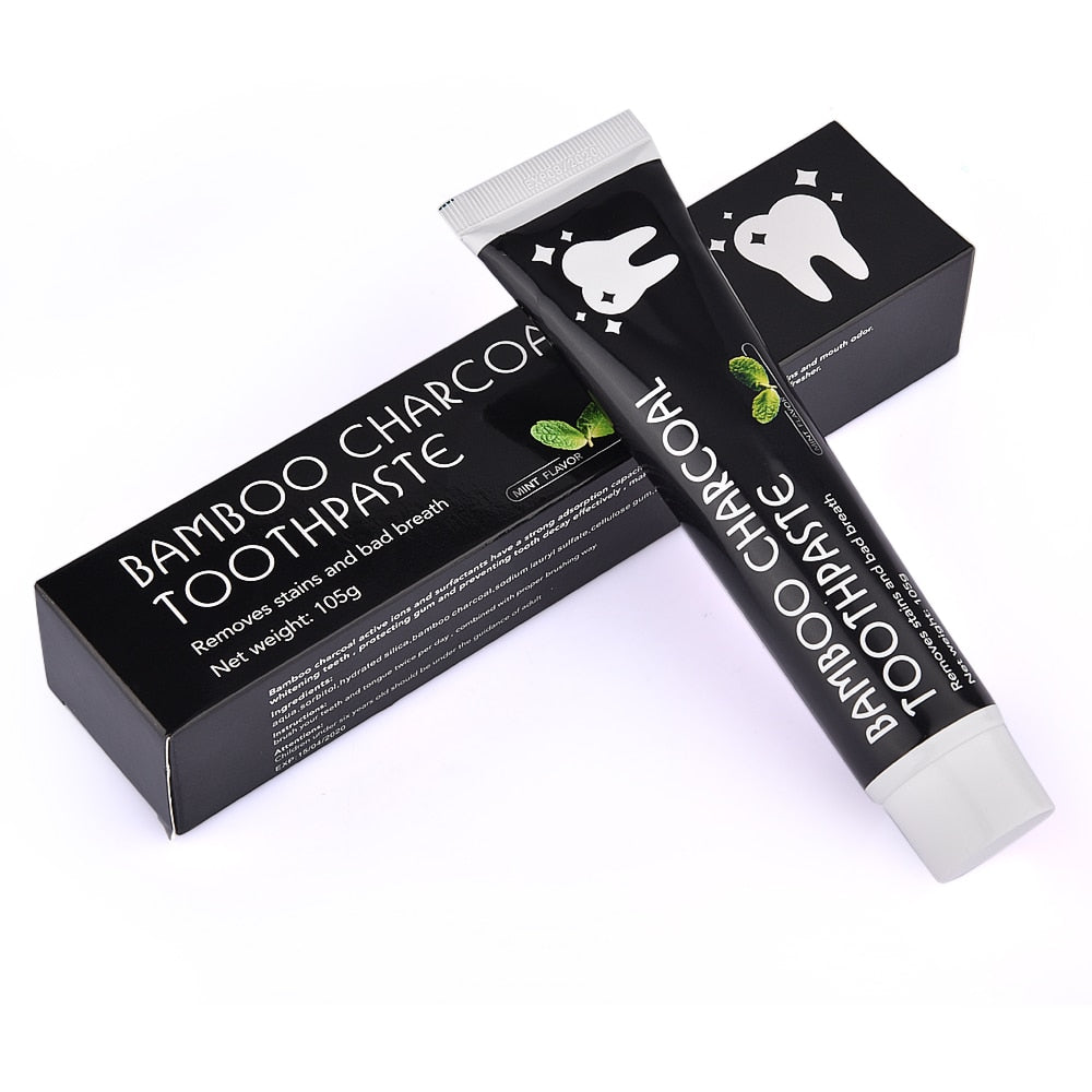 Tooth Care Bamboo Natural Activated Charcoal Teeth Whitening Toothpaste Oral Hygiene Dental FDA CE Certification Dropshipping - Executive-Skincare