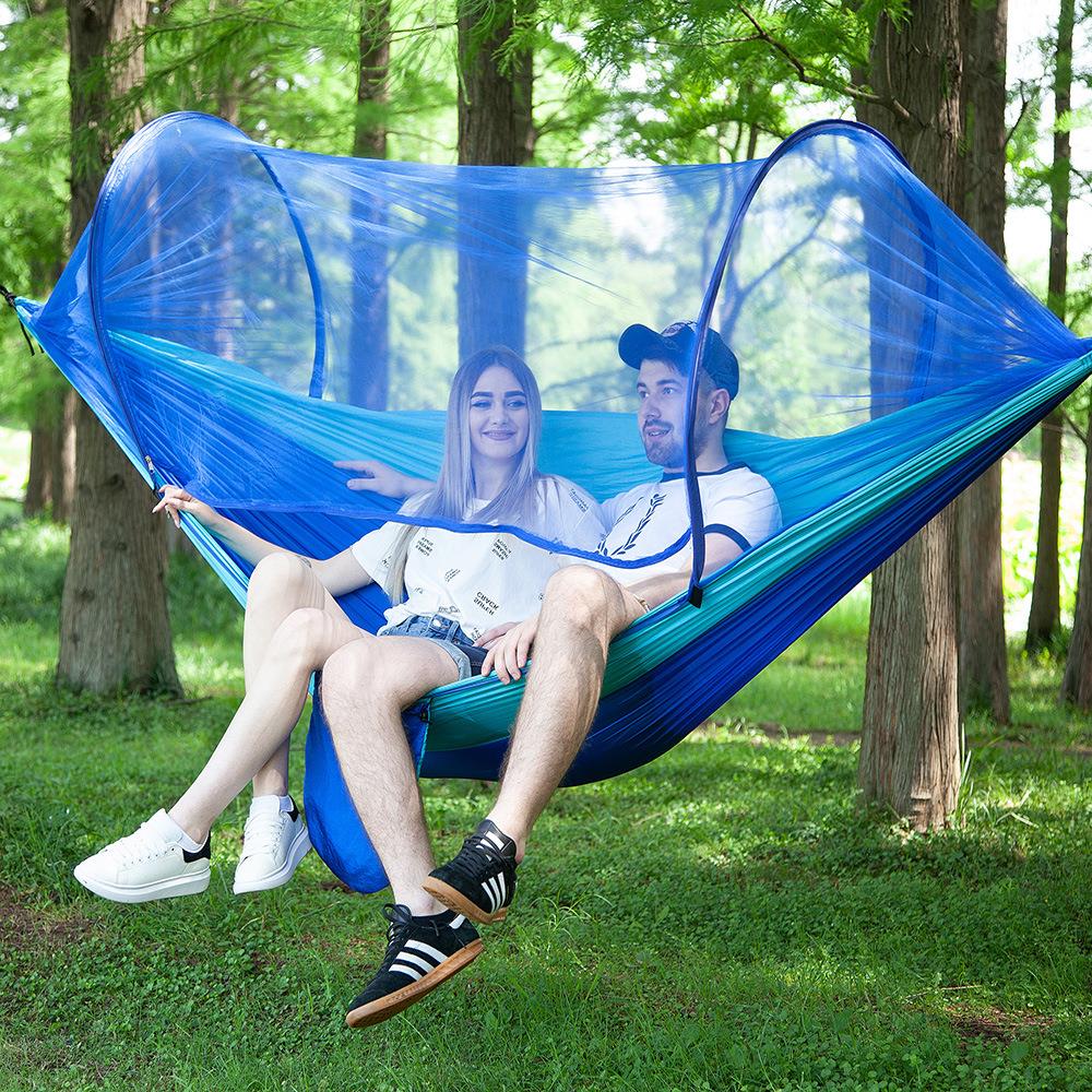 Fully Automatic Quick Opening Hammock With Mosquito Net - Executive-Skincare