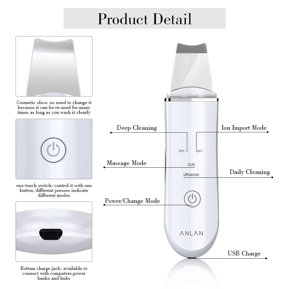 ANLAN ultrasonic SKIN cleanser - Executive-Skincare