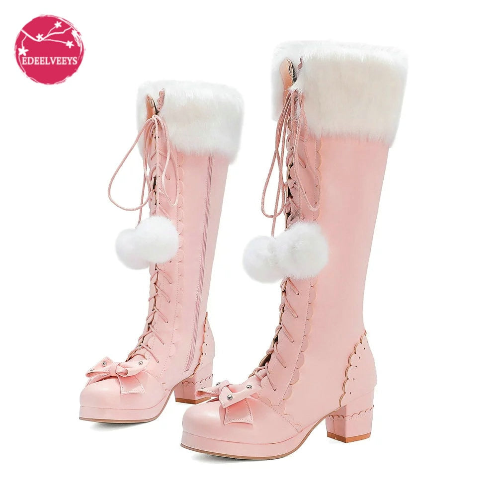 Princess Bowtie High Boots - Executive-Skincare