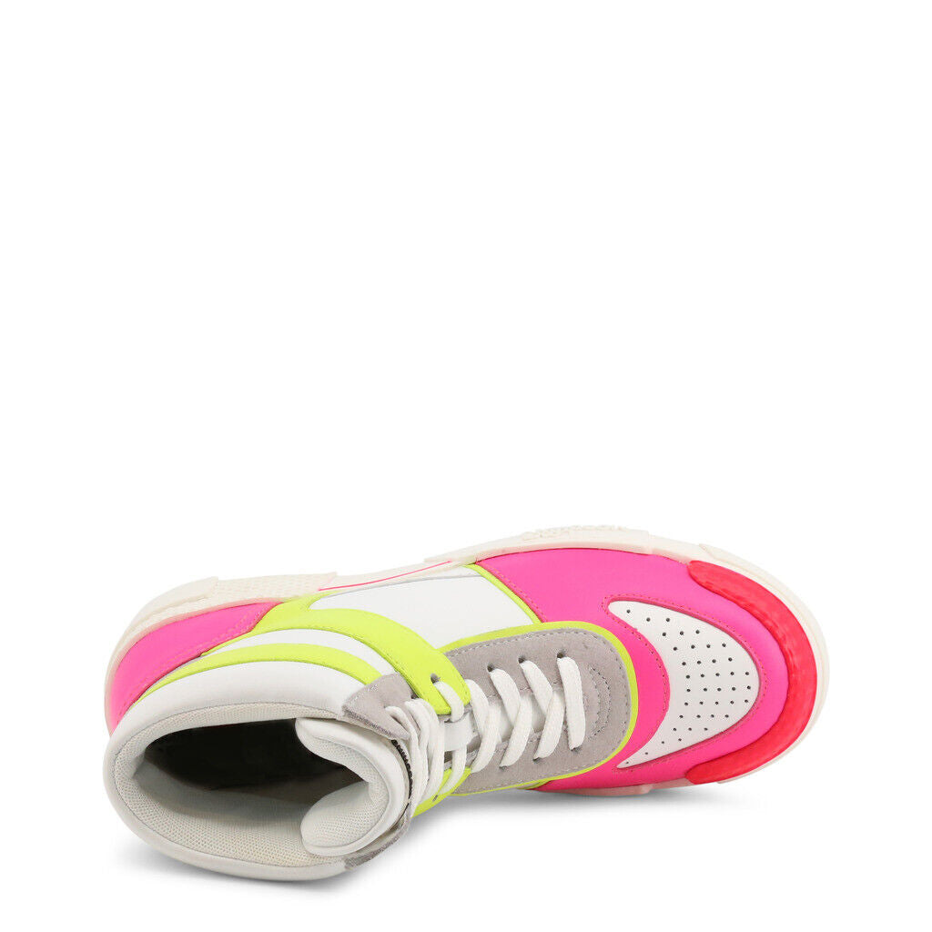 Neon Pink High Top Sneakers - Executive-Skincare