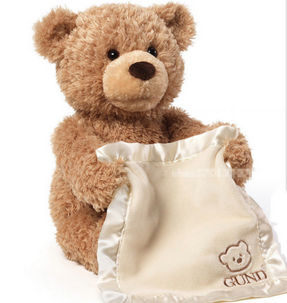 Export authentic English lovable scarf, hide and seekbaby bear - Executive-Skincare