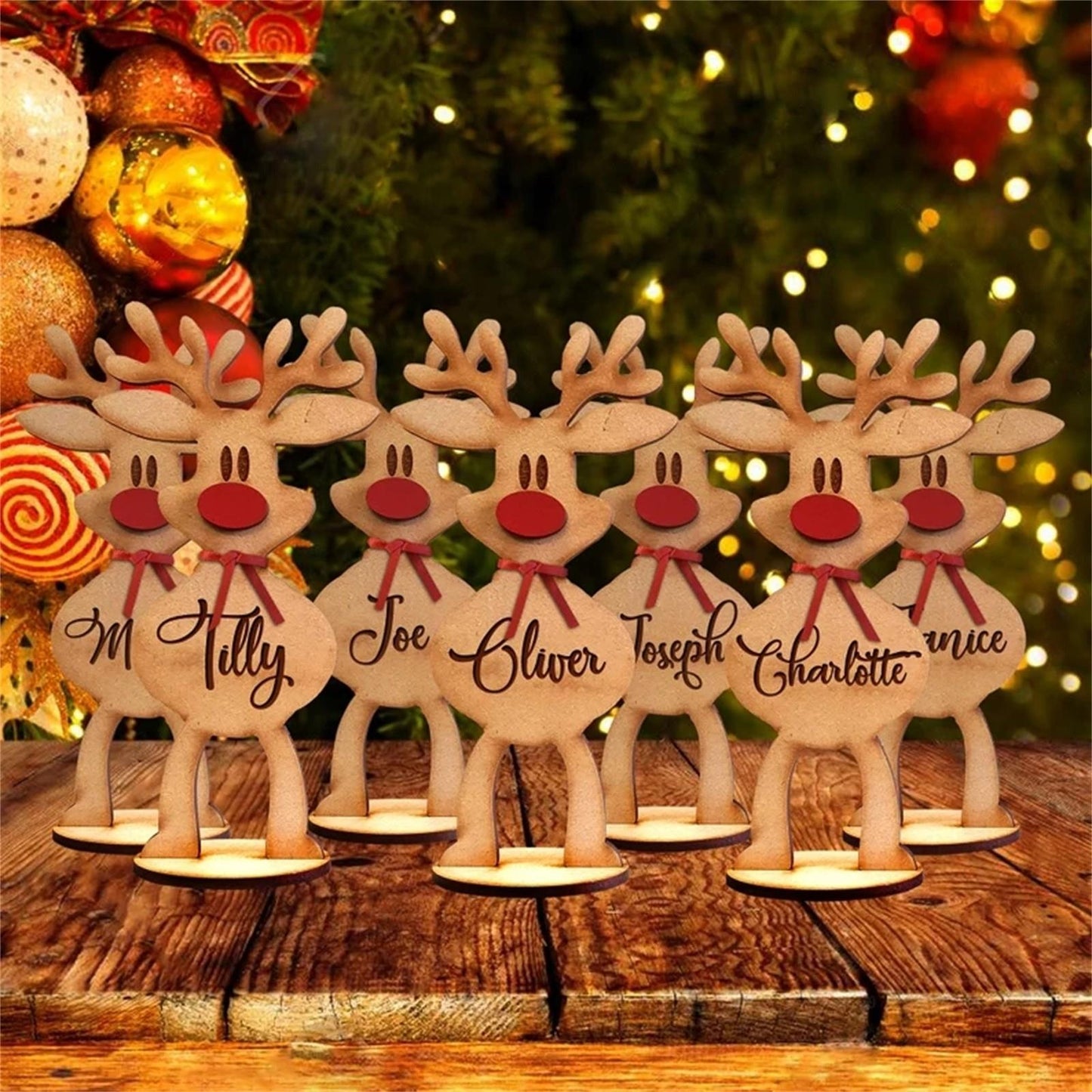 Christmas Personalized Freestanding Reindeer - Executive-Skincare