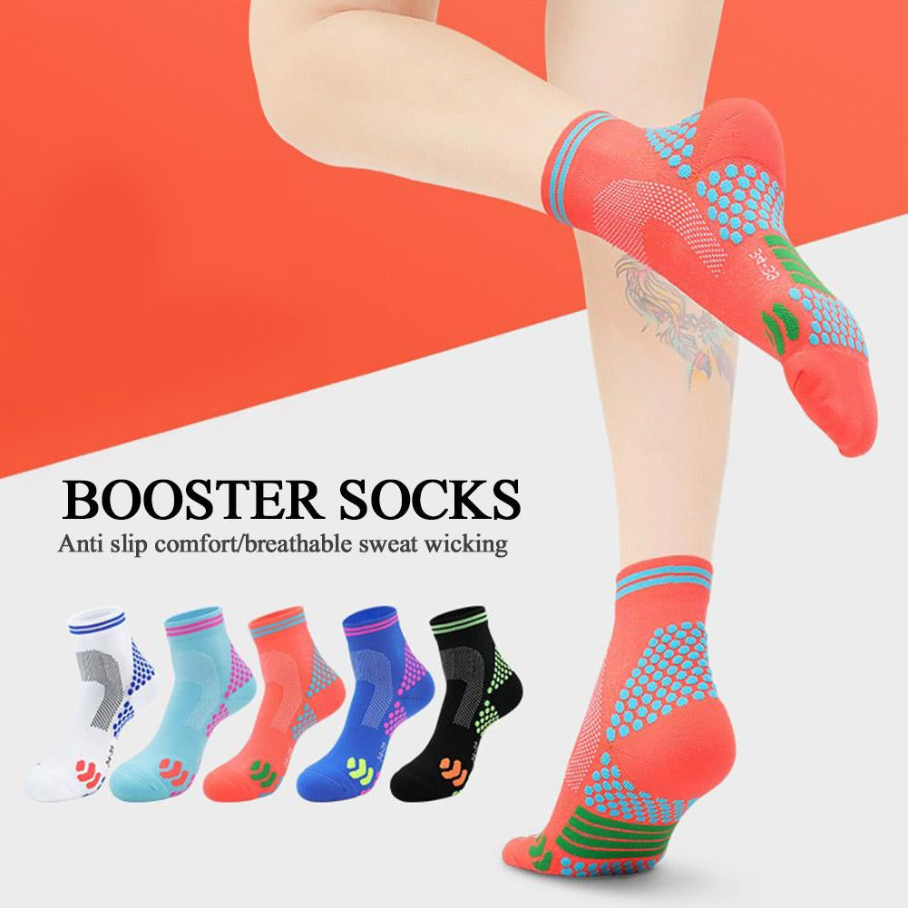 1Pair 2023 Far Infrared Schorl Titanium Ion Heightening Booster Socks Sports Socks Women'S Socks Set