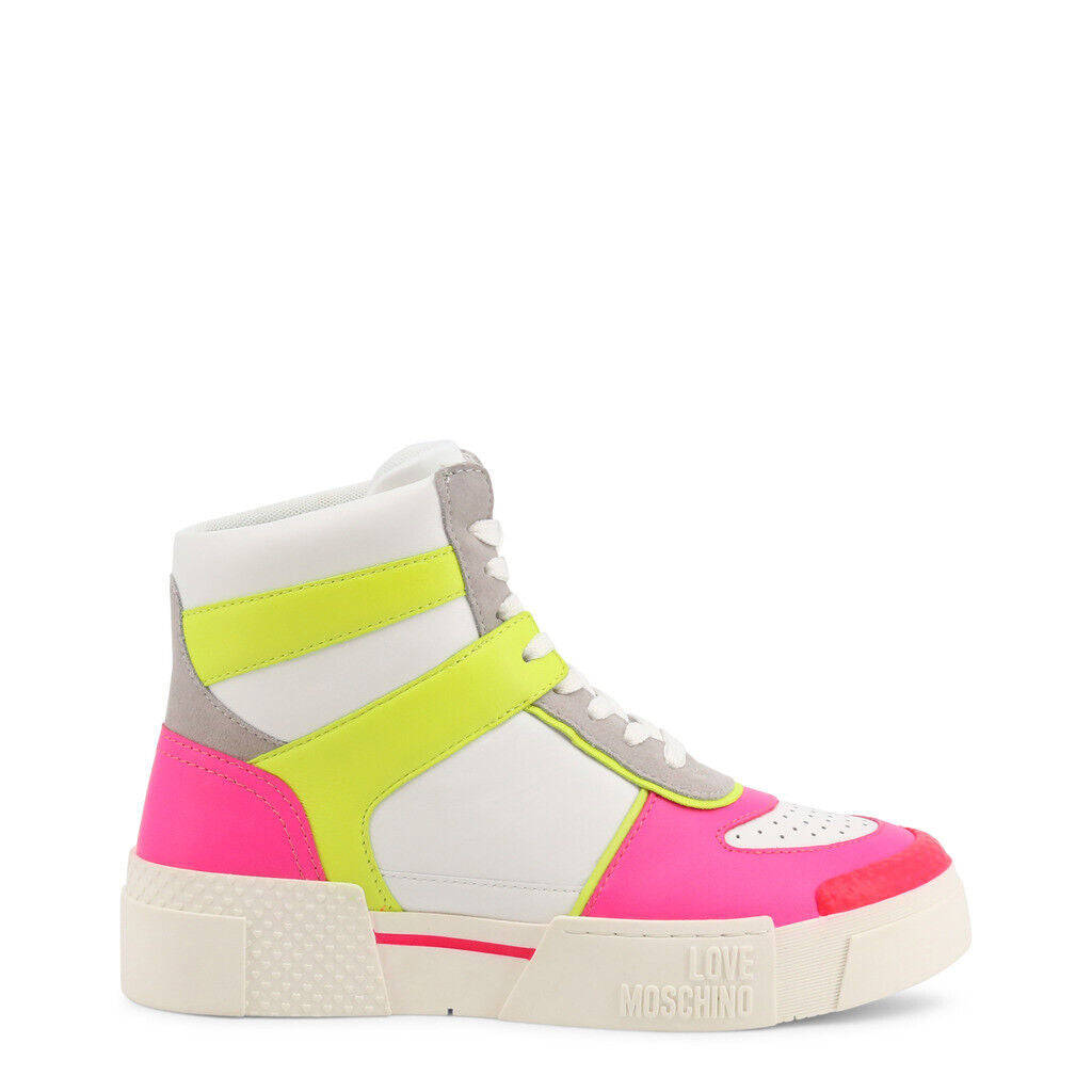 Neon Pink High Top Sneakers - Executive-Skincare