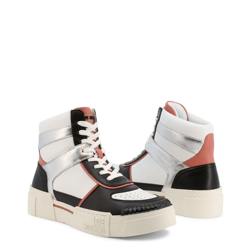 Silver High Top Sneakers - Executive-Skincare