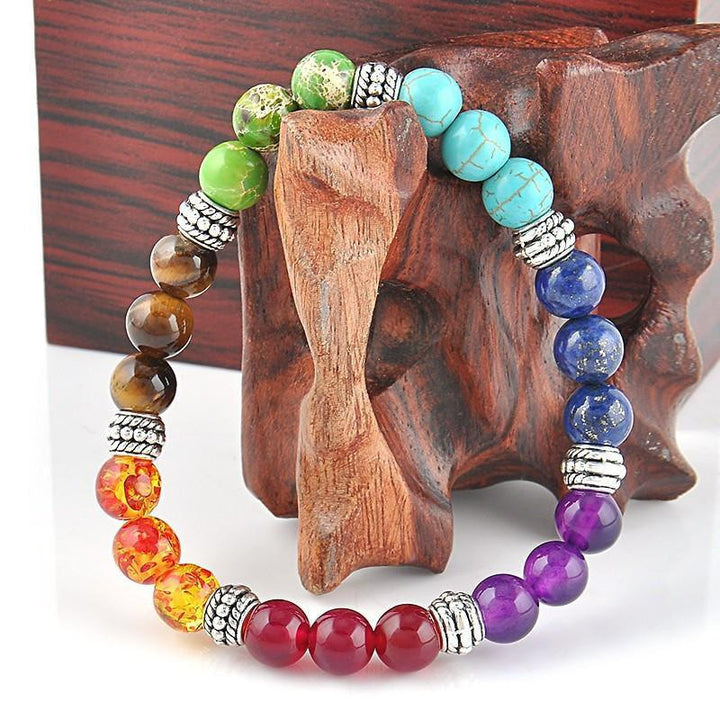 Align Yourself 7 Chakra Healing Crystals Bracelet - Executive-Skincare