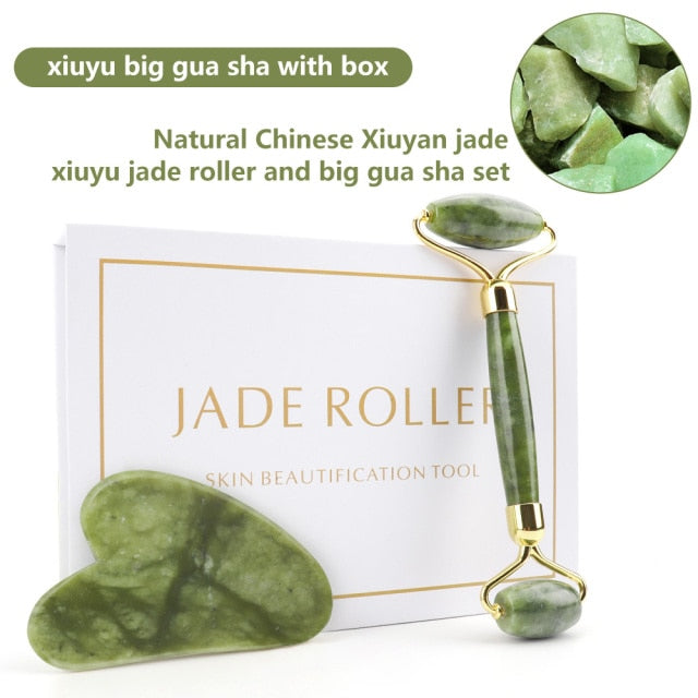 Natural Rose Quartz Jade Roller - Executive-Skincare