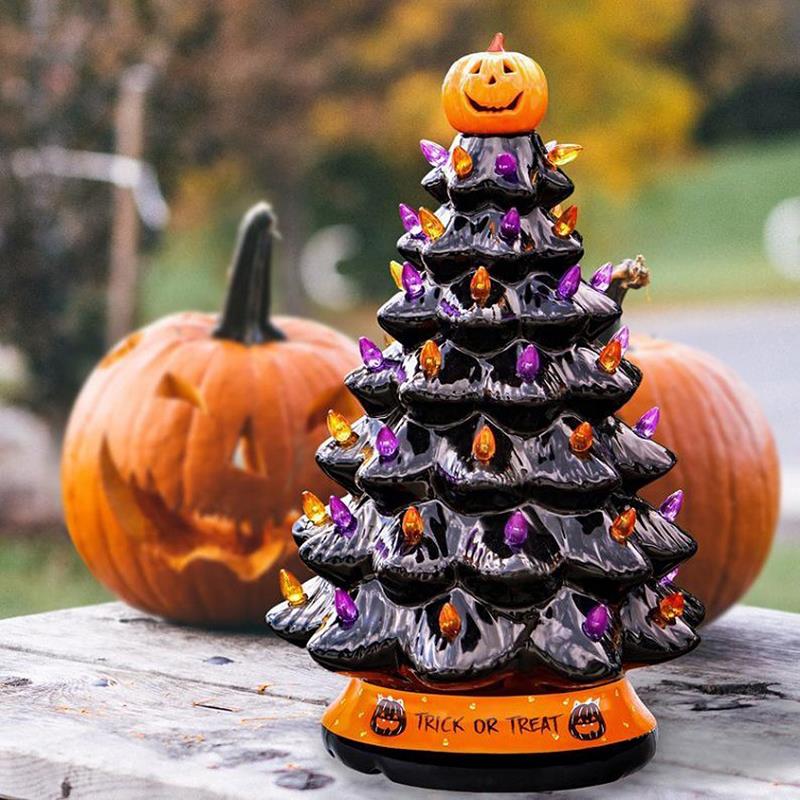 Halloween Colored lights Christmas Tree - Executive-Skincare