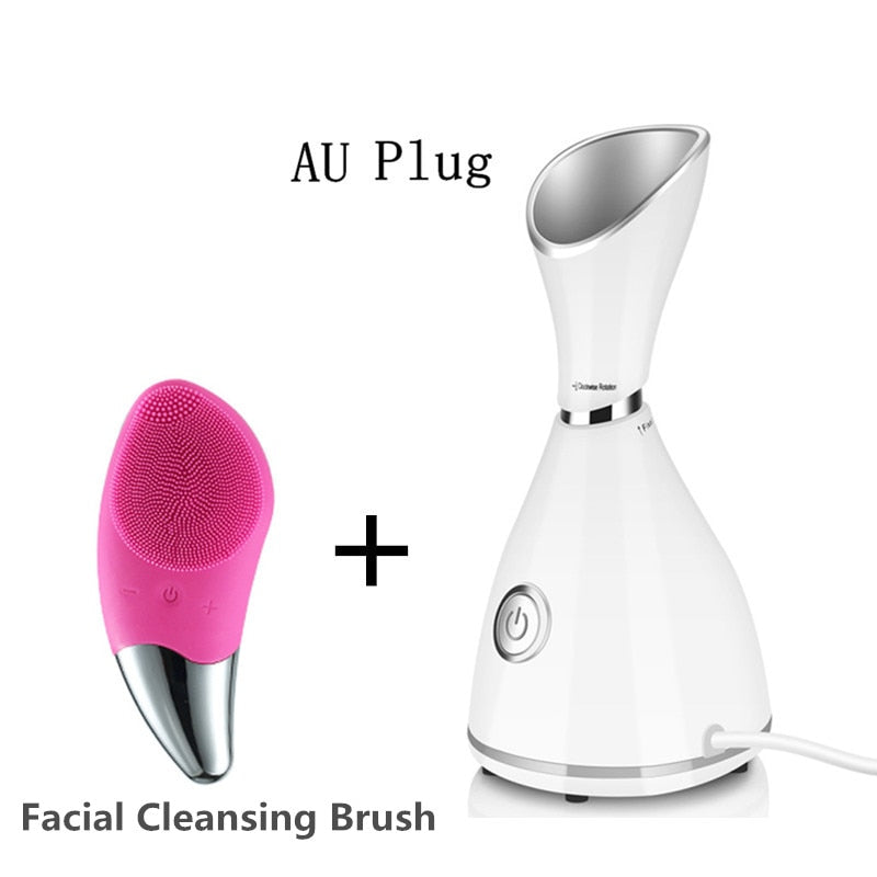 Face Steamer Machine SPA Sprayer Sauna Facial Humidifier Skin Care Facial Vaporizer Vapeur Visage Nebulizador Limpiador Digester - Executive-Skincare