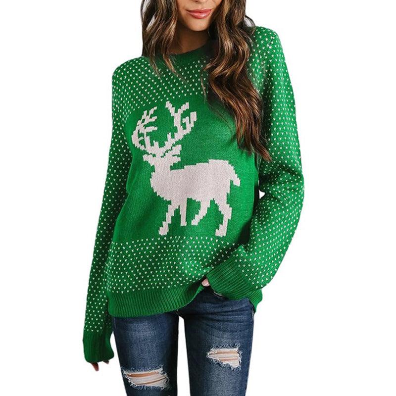 Christmas Pullover Knitted Sweater - Image #6