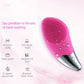 Mini Electric Facial Cleansing Brush Ultrasonic Silicone Face Cleaner Deep Pore Cleaning Skin Massager Face Cleaner Brush Device - Executive-Skincare