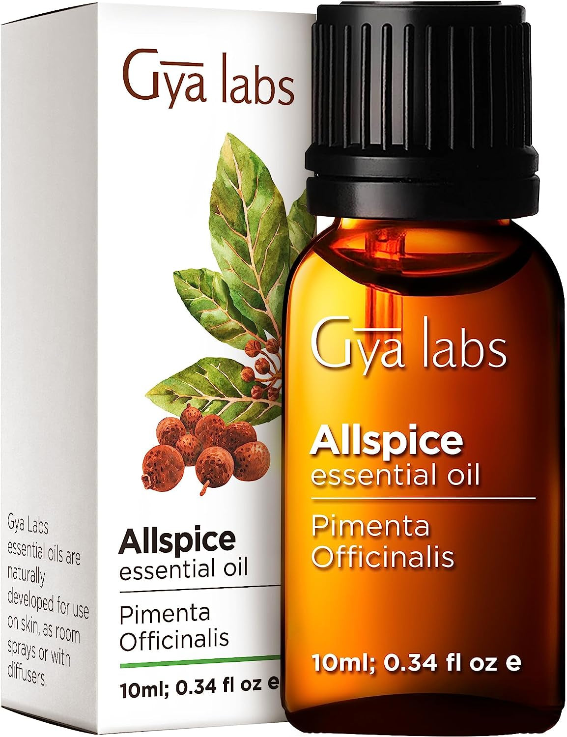 Allspice Essential Oil - Sweet, Spicy & Comforting Scent - (0.34 Fl Oz)