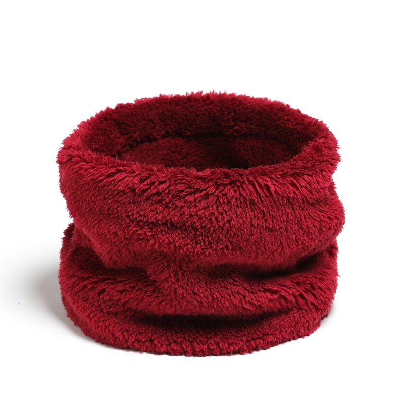 Solid Thick Plush Ring Scarf - Executive-Skincare