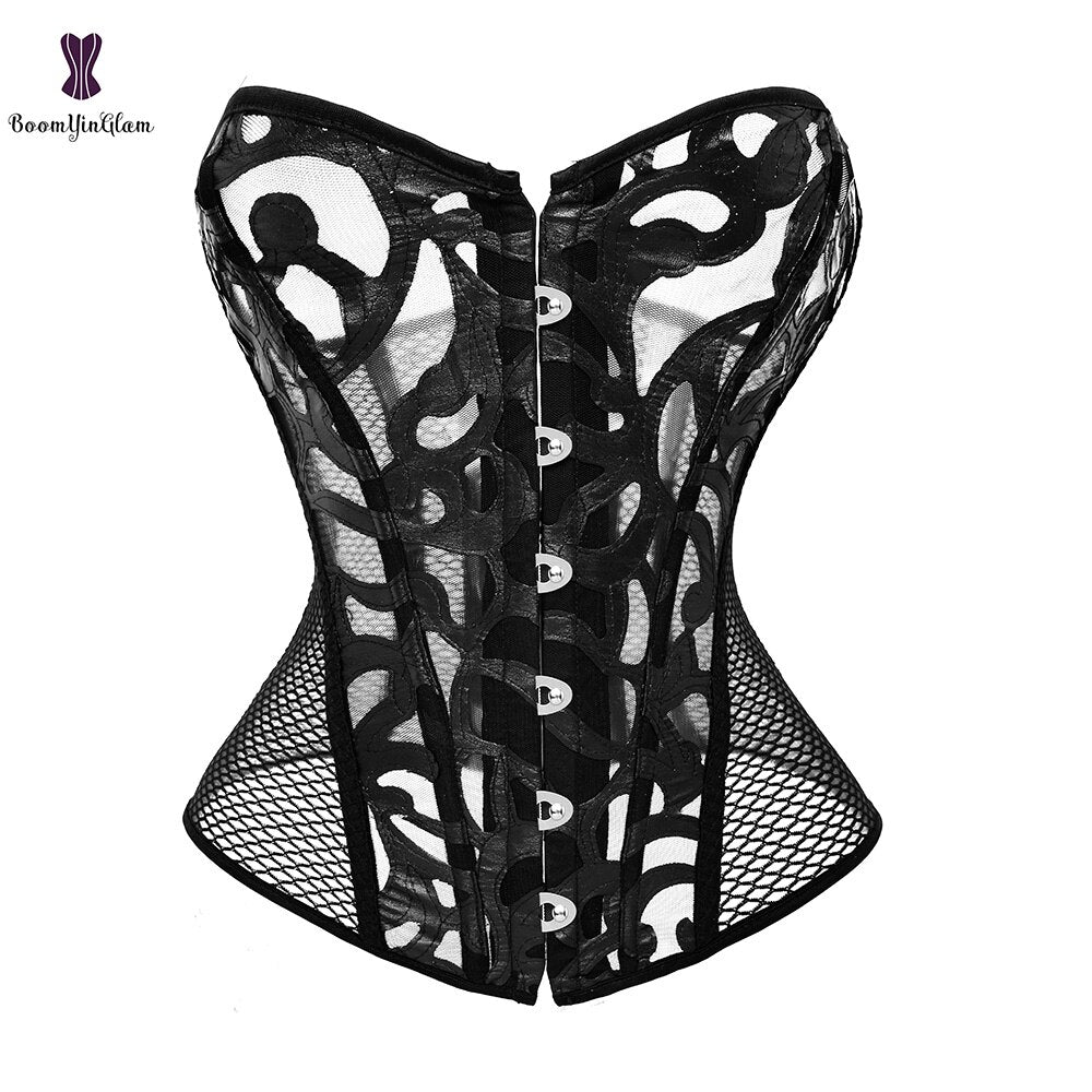 Lace Up Overbust Corset - Executive-Skincare