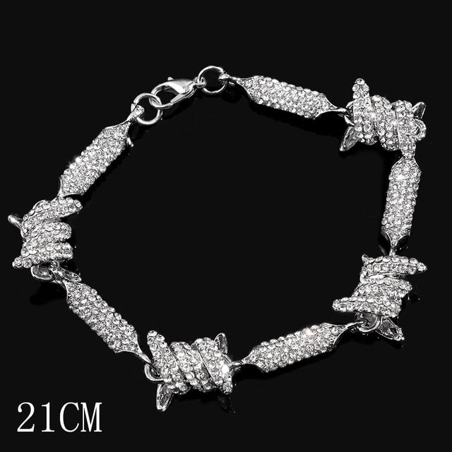 Crystal Cuban Link Bracelet - Executive-Skincare