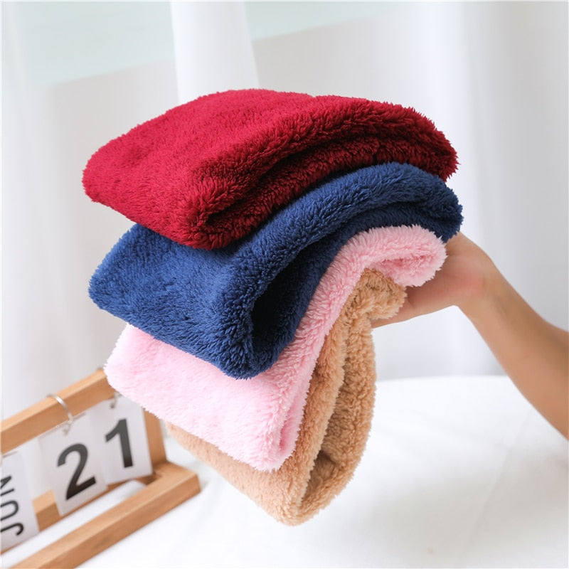 Solid Thick Plush Ring Scarf - Executive-Skincare